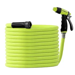 Garden Hose 5/8 in. x 50 ft.,Lightweight All-Weather Water Hose, Durable and Flexible