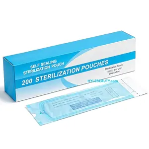 Self-Sealing Sterilization Pouches 1/2" x 10" | 200pcs/Box