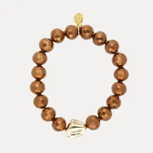 Disco Bracelet - Bronze