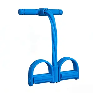 Multi-functional Pedal Resistance Band Trainer – Portable Foot Pedal Fitness Equipment Home Gym Full Body Workout Machine, Exercise Sit-ups, Yoga, Abdominal Training