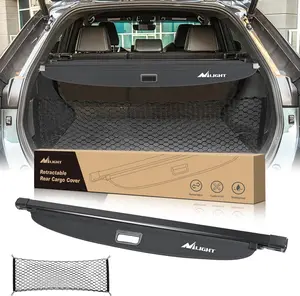 Nilight Trunk Cargo Cover for Toyota Venza 2021 2022 2023 2024, Retractable Security Shade Rear Cargo Cover, with Trunk Storage Net