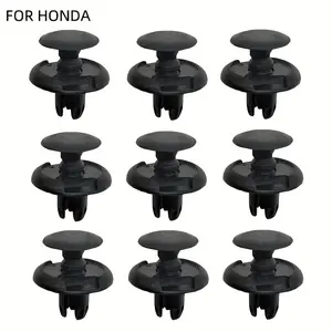 50pcs 8mm Car Plastic Bumper Fastener Rivets - Perfect for Honda Vehicles!
