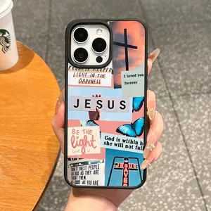 Premium Magnetic Case for iPhone11/12/13/14/15/16/promax Religious poster style collage  cased MagSafe Ready,Anti-Fall,Ultra-Thin Design|Perfect for Everyday Use