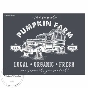 Pumpkin Farm - Mesh Stencil 9x12