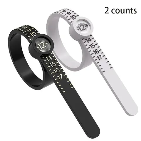 Ring Measuring Kit with Precision, Accuracy, Ease of Use, Magnifying Glass, Ring Measuring Tape, Ring Measuring Tool for Jewelry Sizing, Measuring Engagement Rings, Wedding Rings, Jewellery, Jewelry, Bridal Women