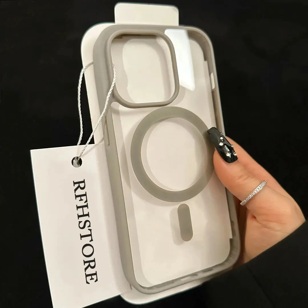 Magnetic Charging Phone Case Casing for iPhone 17 Pro Max, 16 Plus, 15, 14, 13, 12, 11 Plus - Trendy, Anti-Stain, Durable, Lightweight Shockproof Protector Accessories, Matte Texture, Elegant Luxury New Year Gift