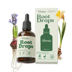 VIRESTA Root Drops - Rooting Hormone for Cuttings Propagation Drops, Propagation Plant Drops to Promote Healthy Root Growth for Faster Roots & Less Shock Works in Water, Soil, LECA for All Houseplants