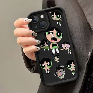Powerpuff Girls phone case for iPhone XS/XR/11/12/13/14/15/16/17 Pro Max/Plus, TPU anti-shock protective case, perfect for…