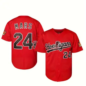 Throwback Bruno 24K Hooligans Baseball Sublimation Jersey