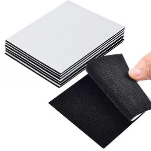 Hook and Loop Tape Strips with Adhesive – Stick On Fabric Patches for No Sew Clothes/Curtain&Couch Cushion,Indoor/Outdoor Use