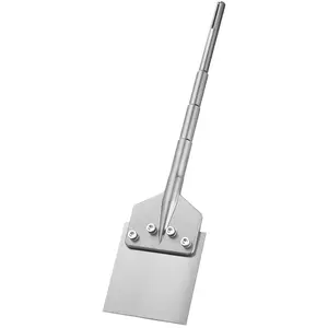 【Summervibes】VEVOR SDS Max Floor Scraper, 24.8" x 5.9" Chisel Bit with SDS Max Shank, Compatible with Rotary Hammers, Heat Treated 40Cr Alloy Steel, Sharp Edge for Removing Laminate Flooring, Tiles, and Mortar