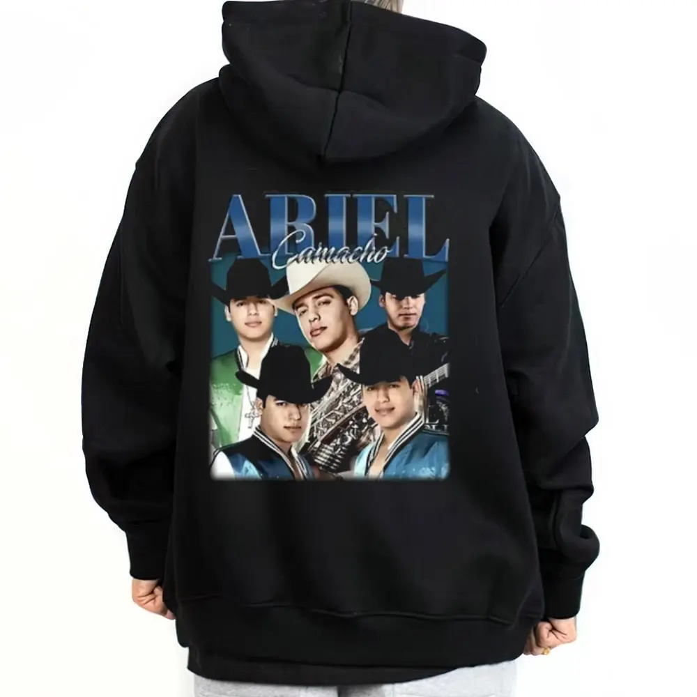HOT Ariel Camacho 06 Unisex Cotton Graphic Hoodie Sweatshirt - Fashion Crew Neck, Chicano Streetwear, Mexican Style, Casual Outdoor Men's Top (Do Not Bleach)