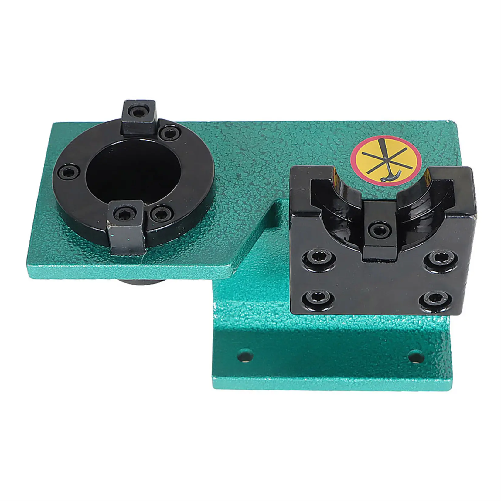 Industrial CAT40 Universal CNC Tool Holder Tightening Fixture - Compact Metal Alloy Construction, Horizontal-Vertical Compatibility, High-Grip Secure Clamping