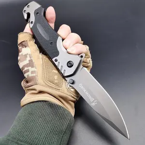 Portable Folding Knife, Camping Survival Window Breaker, Essential Fruit Knife for Campers, Kitchen Fruit Knife, Emergency Tool, Lightweight Tools, Survival Gear, No Batteries Included