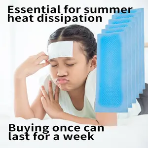 36 Cooling Patches for Fever & Pain Relief: Long-Lasting Cooling Comfort, Soothes Headaches & Reduces Fever Discomfort - Gentle Adhesion, Mess-Free