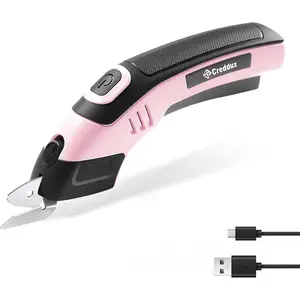 4V Cardboard with Shears Cutting Tool for,Easy Carry and Fast Charging,Pink