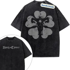 Black Clover Anime 2 Sided Shirt, Gift For Manga, Anime Lover, Gift For Men & Women, Trending Tshirt