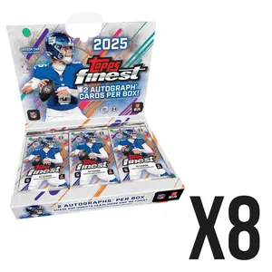 #A1081 8x2025 Topps Finest Football Hobby Box Break [FULL CASE]