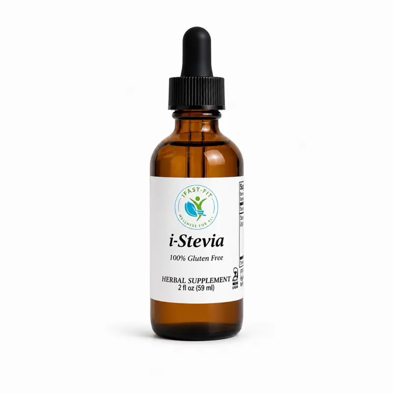 IFastFit Stevia Natural Sweetener Liquid Form Gluten-Free Extracted Stevia Leaf for Healthier Dietary Choices - Healthcare