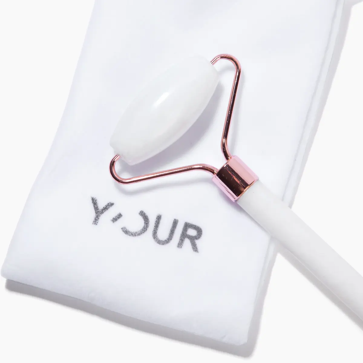 Jade Roller by Y'OUR for Face, Eyes, Neck, Muscle Relaxing | Cooling & De-puffing Massage Tool | Improve Fine lines, Blood Circulation Facial Skincare Calming Soothing, Valentine's Gift for Women