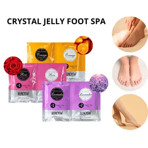Crystal Jelly Spa Foot Bath - Pedicure Spa for Tired Dry Cracked Feet with Foot Salt Soak for Dead Skin Removal for Women & Men US