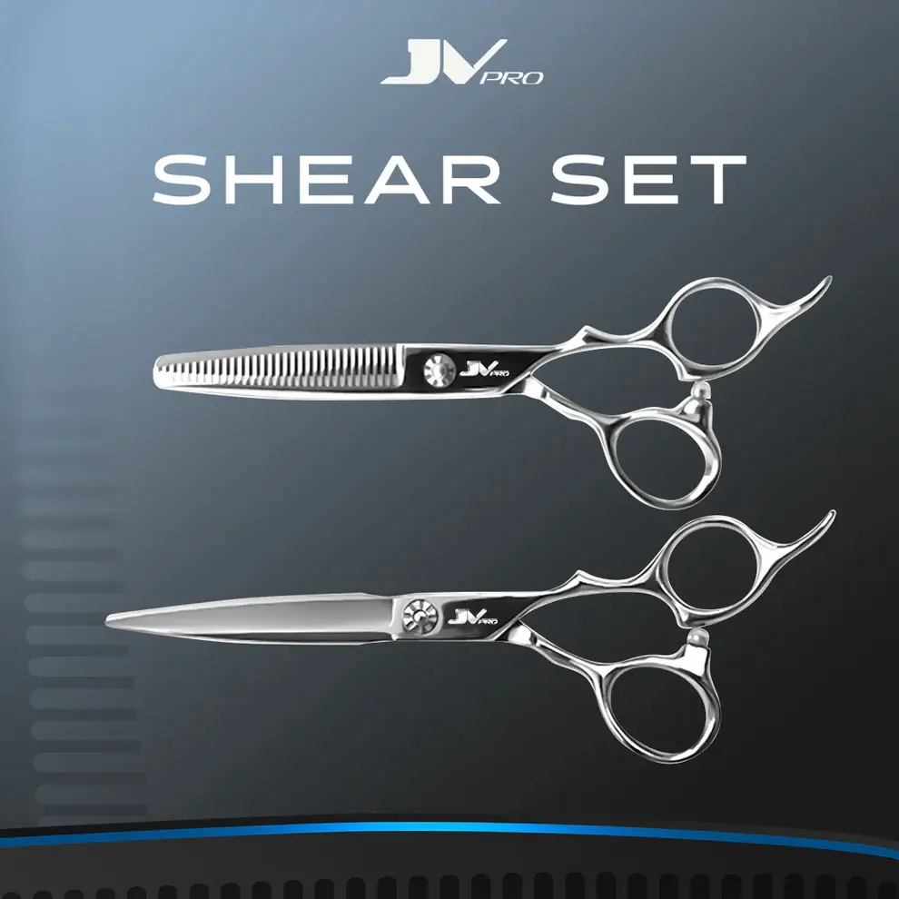 JV PRO Shear Set - Premium Japanese 440C Steel Shears