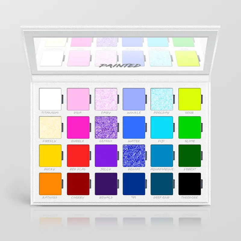 Painted Artistry Canvas Rainbow Palette For Eyes And Face Super Pigmented by James Charles