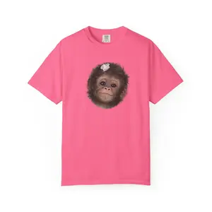 Baby Monkey Face T-Shirt | Cute Portrait Tee