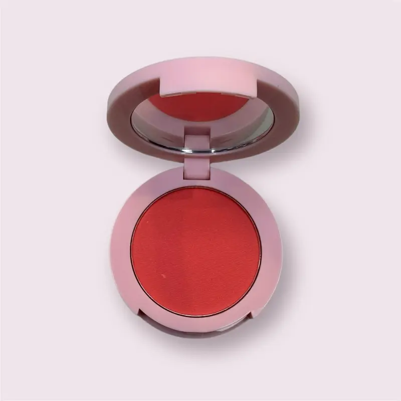 Cherish Blush - Round Makeup Lipstick in Pink with Compact Design and Lightweight Packaging - Cosmetic