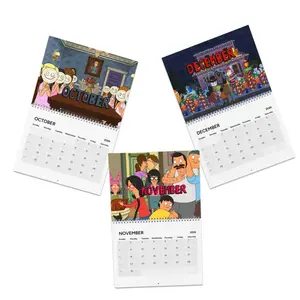 Bob's Burgers 2026 Calendar | Tina Louise Bob Linda Gene Belcher Teddy Schedule Months Days New Years Gift For Her