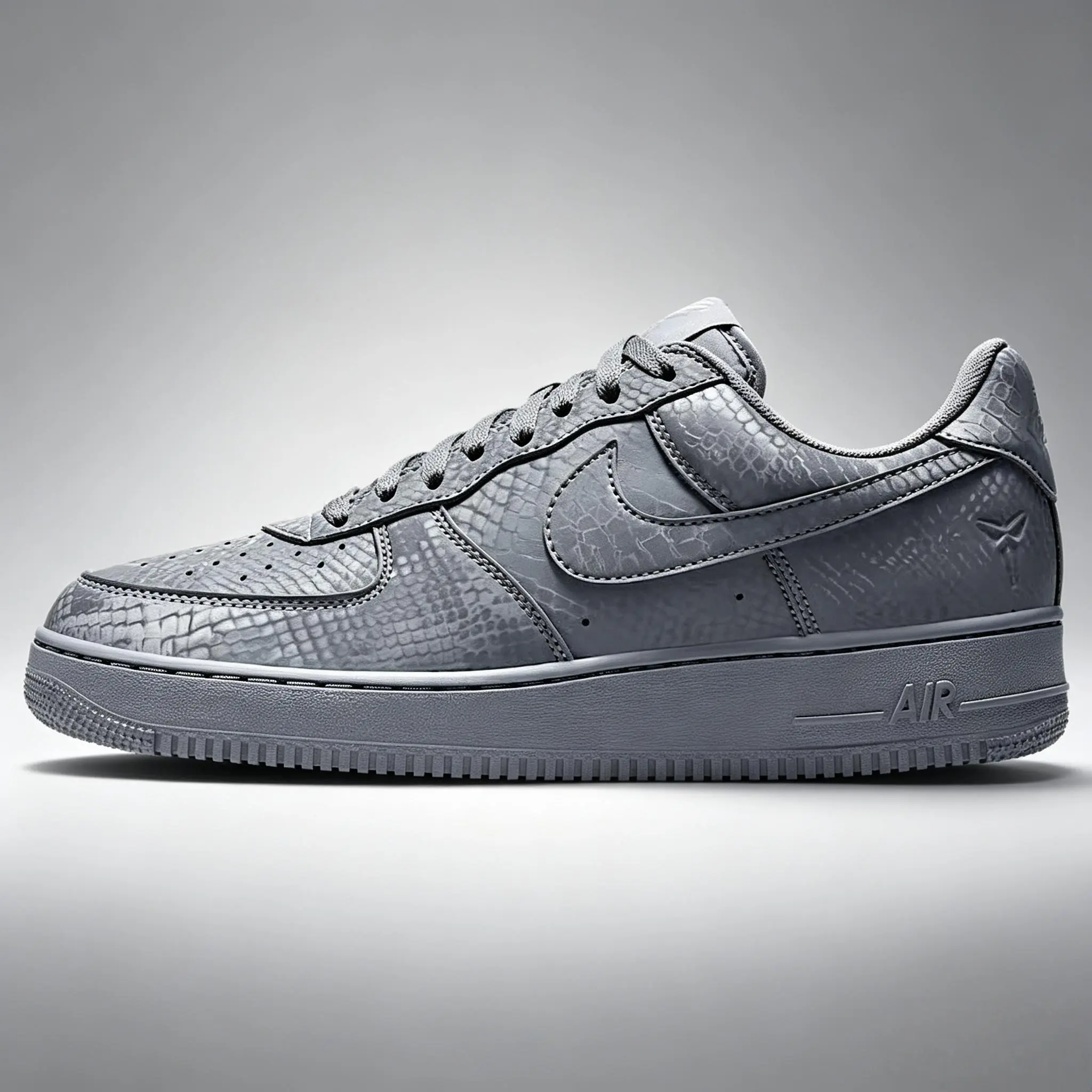 Nike Kobe Bryant Air Force 1 Low "Cool Grey" IB0018 004 Iconic Low-top Sneaker for Fans - Closed, Classic Design, Modern Touch, Timeless Style