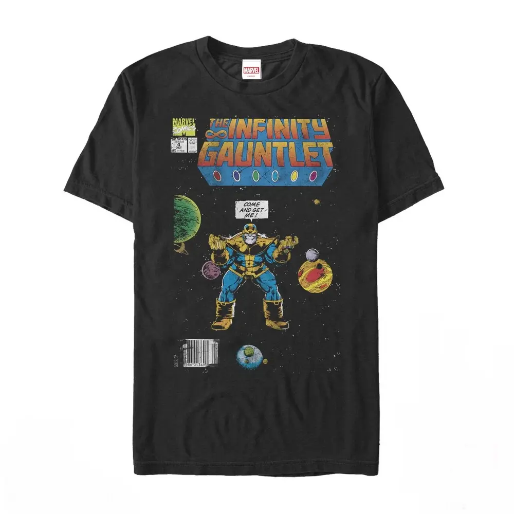 Men's Marvel Thanos Infinity Gauntlet Comic Book T-Shirt