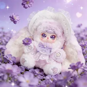 [Qu]Mocici 800% Strange Encounter Among Flowers Plush mystery Box Series | 6+1 Hidden |, Sealed Hobby Box, Blindbags，collectibles