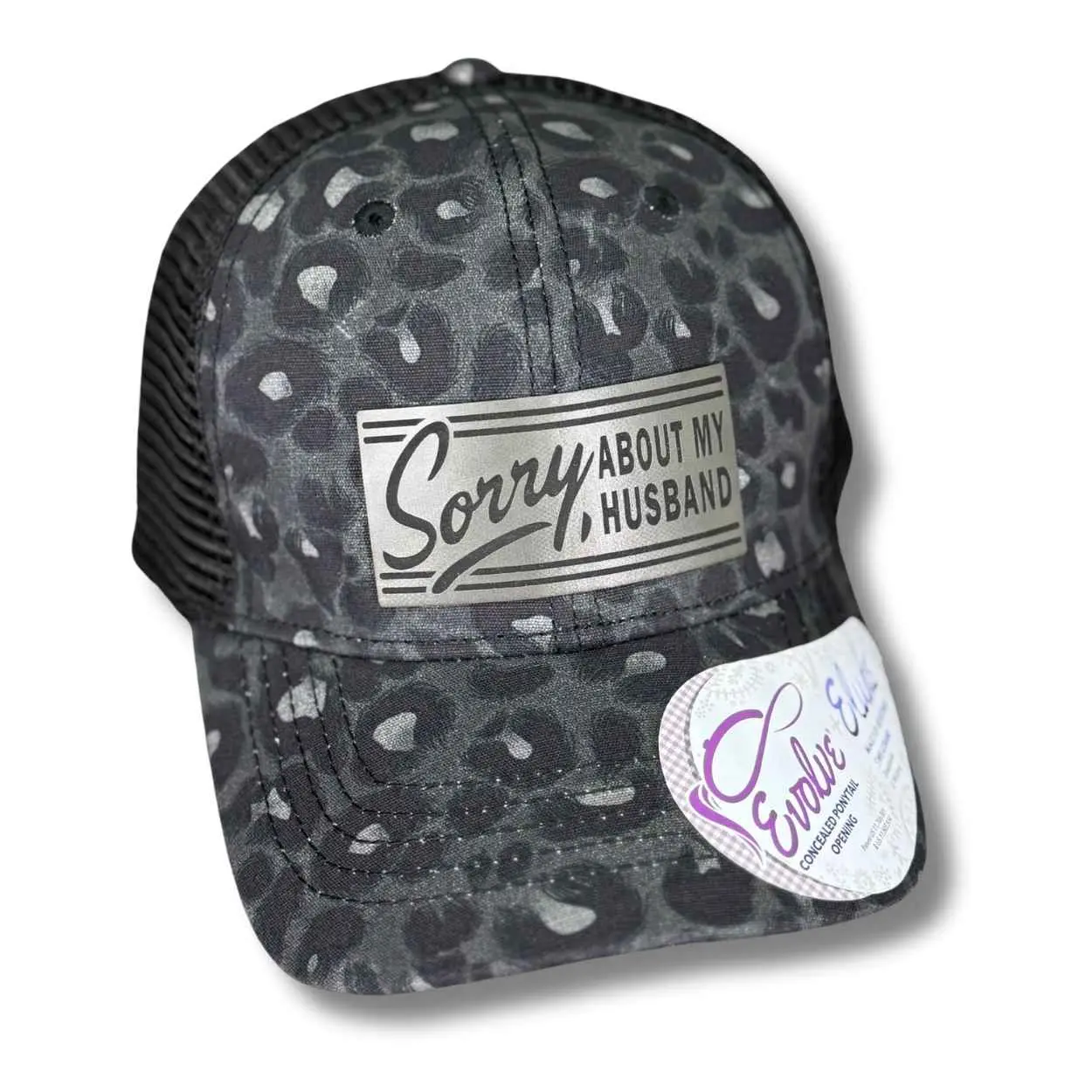 Sorry, about my Husband Ponytail Hats