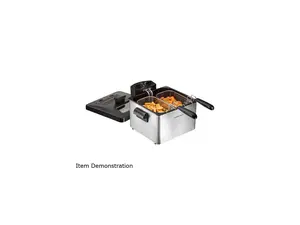 Hamilton Beach 35036 19 Cup Oil Capacity Professional-Style Deep Fryer with 2 Baskets