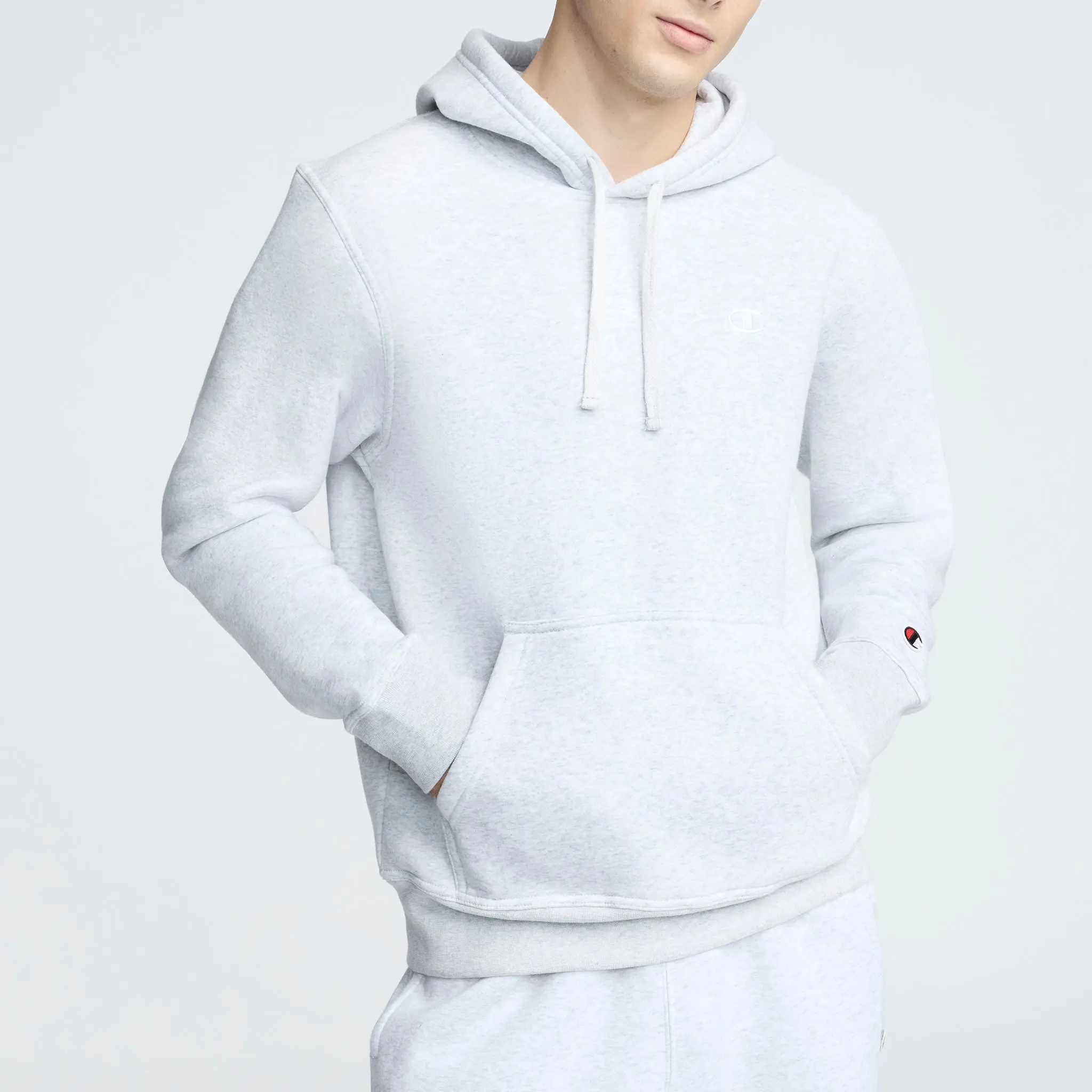 Champion Powerblend Hoodie, C Logo