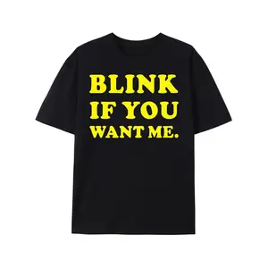 Men's Round Neck Printed Black T-shirt