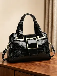 Elegant Casual Messenger Bag, Crossbody Shoulder Bag, Handbag Crossbody Bag, Crossbody Purse, Luxurious PU Leather, Large Capacity, Multiple Colors, Perfect for Shopping and Dates, Ideal Birthday Gift