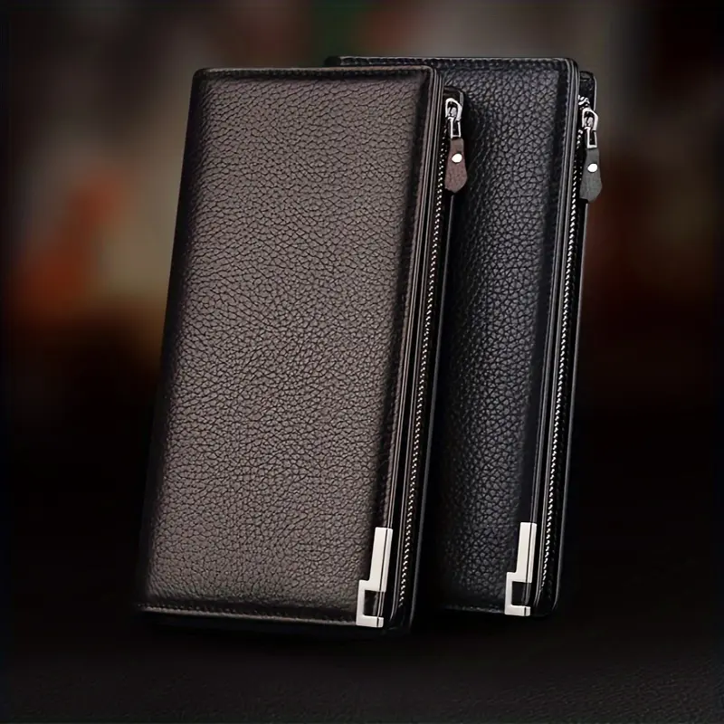 Latest Unisex Wallet Premium Soft Leather Long Wallet Multi-functional Clutch Women's Genuine Leather Wallet