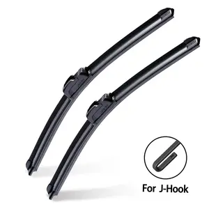 DOG TAIL All-Season Wiper Blade for J-Hook Wiper Arm - Zero Noise Zero Streaks - OEM Quality Classic Auto Accessories Car Parts Automotive Replacement