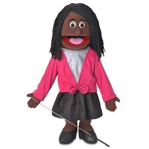 Barbara, Woman Puppet, Black (25")