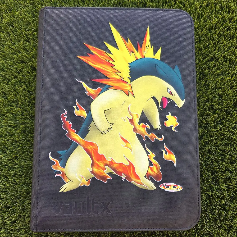 Vault X - Typhlosion Custom Trading Card Binder - Black