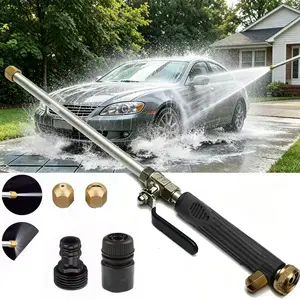 Jet Nozzle Power Washer for Garden Hose, Includes 2 High-Pressure Nozzles and Quick Connectors | Hydro Jet High Pressure Washer Tools for Car Wash, Patio, Driveway & Outdoor Cleaning
