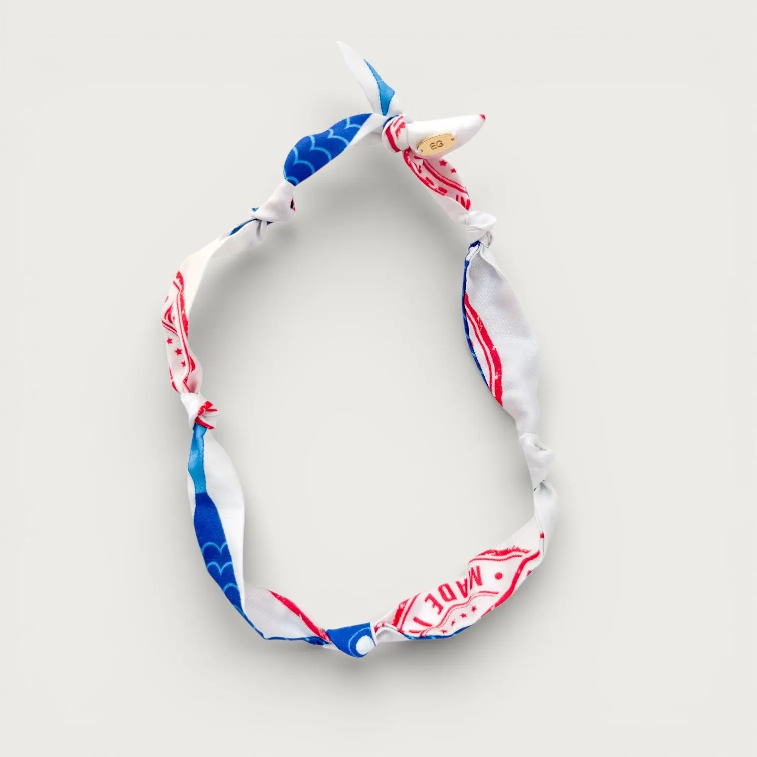 Made in Thailand Silk Scarf Necklace