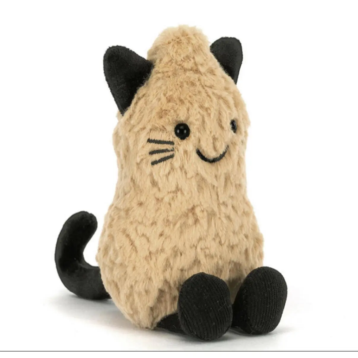 Jellycat Halloween Plushes Amuseable Peanut Cat - Soft and Cozy Plush Toy for Kids and Adults