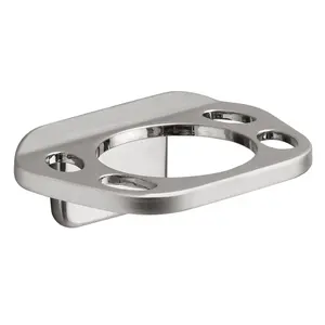 212 MAIN Traditional Bath Oak Brook Die-Cast Zinc Toothbrush and Tumbler Holder - Brushed Nickel