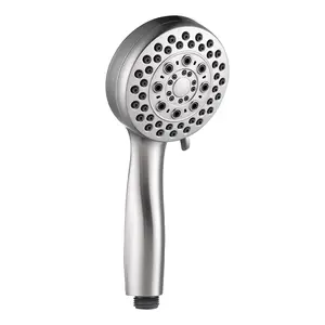 WOWOW 5-Spray Wall Mount Handheld Shower Head 1.75 GPM in Polished Chrome WOWOW 5-Spray Wall Mount Handheld Shower Head 1.75 GPM in Polished Chrome