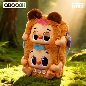 Fang Fang Classmate-Animal's Whispering Forest Series Plush Shoulder Bag Blind Box, Can be used for Canvas Backpack Stylish Daypack Casual Travel Backpack
