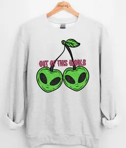 Alien Cherries Graphic Top