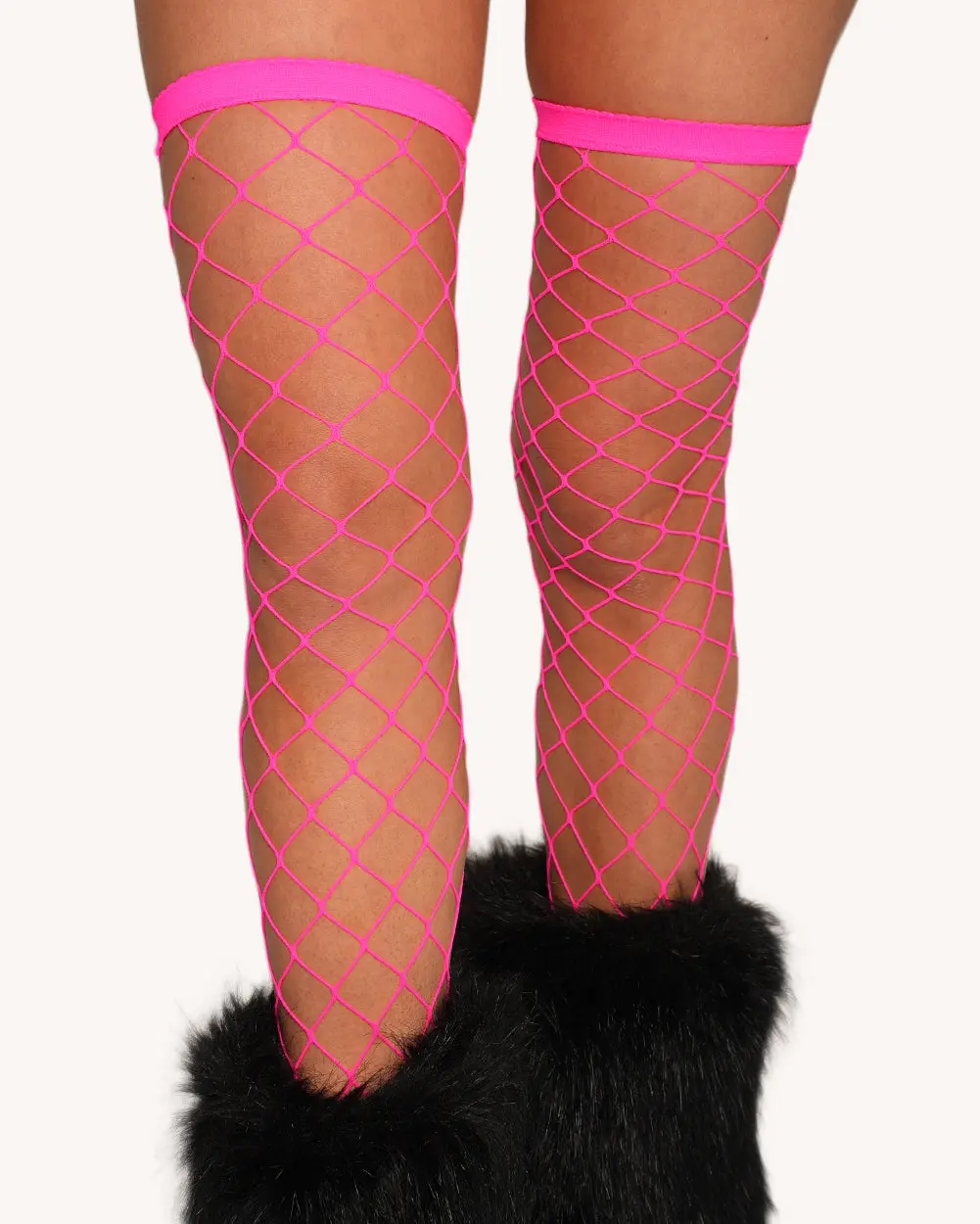 Flirty Fishnet Thigh Highs